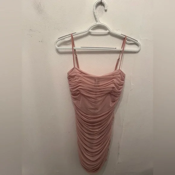 Babaton Luxor Dress Blush Pink Size 8 - Picture 2 of 4